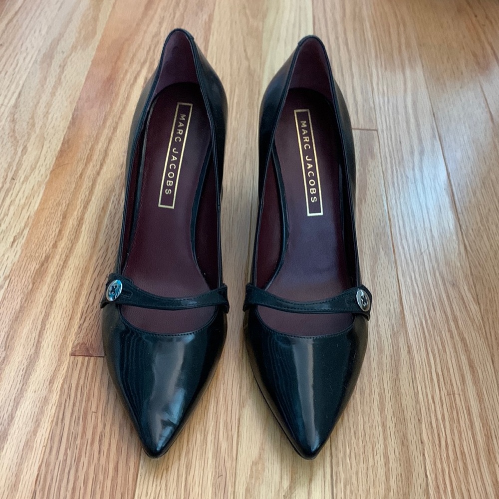 Marc Jacobs Mary Jane Black Heels 40